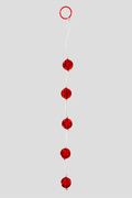 Palline Anali Love Beads 2cm Rosse