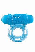 Anello Fallico Bullet Ring Vibrante Azzurro
