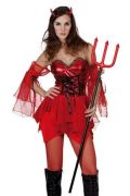 Costume Sexy da Devil Lady. Taglia M